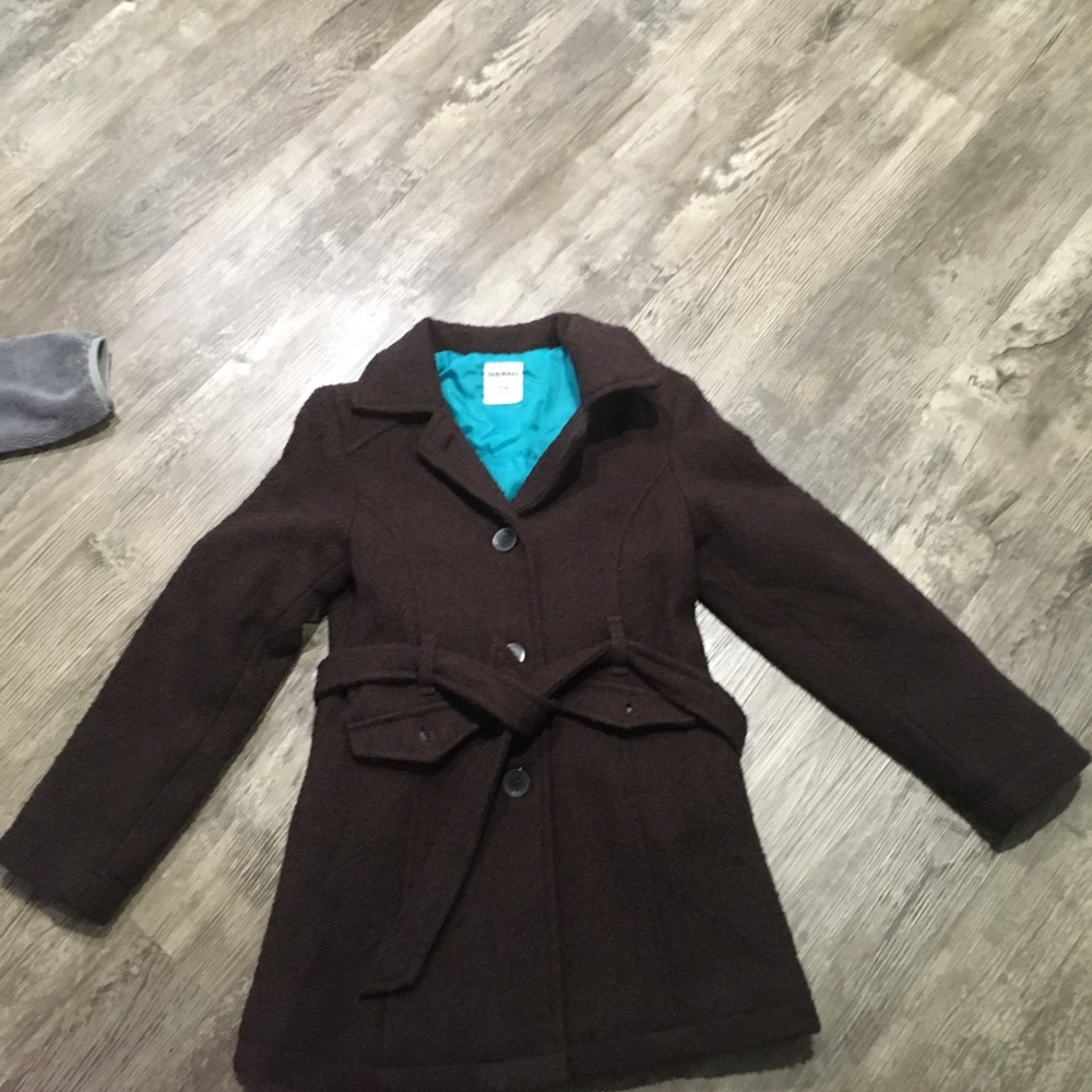 Brown pea coat